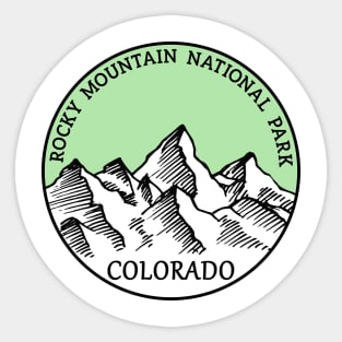 Rocky Mountain National Park Colorado Sticker